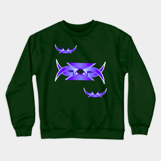 mysterious plane art design. Crewneck Sweatshirt by Dilhani